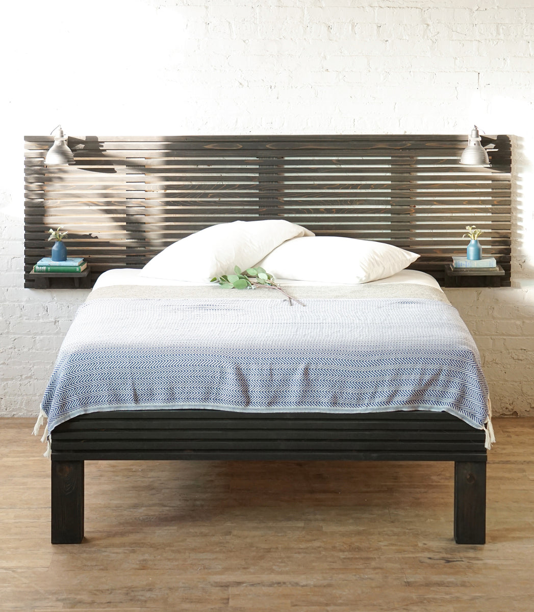 Original Cedar Barnwood Style Bed frame & Headboard Set