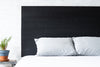 Natural solid wood headboard or bed board. Handcrafted in the USA.
