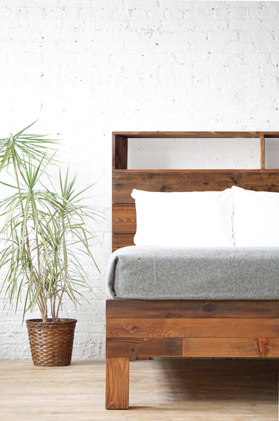 The Study Bookshelf Headboard