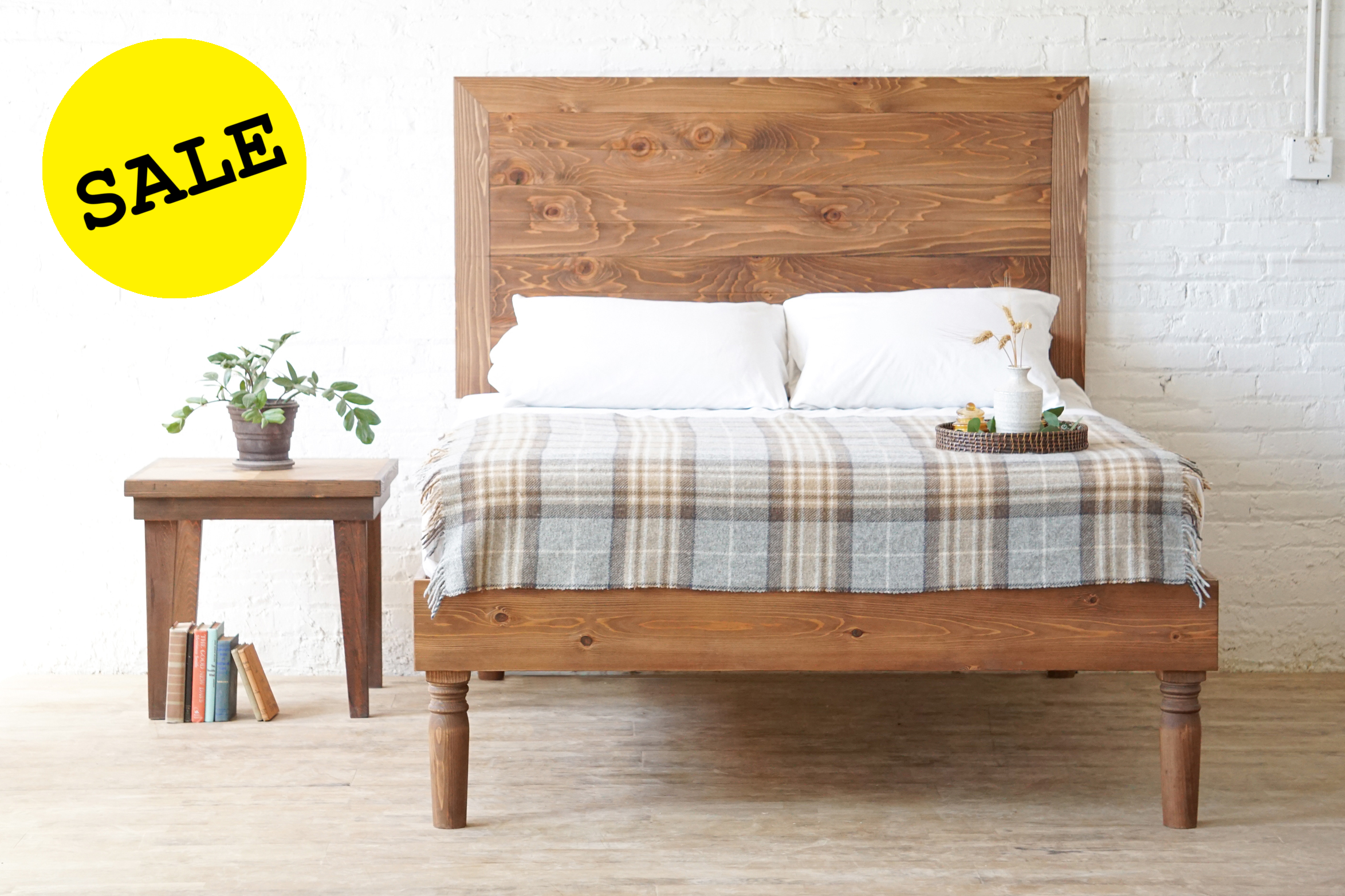 freestanding headboard side support legs installation diagram pine timber legs