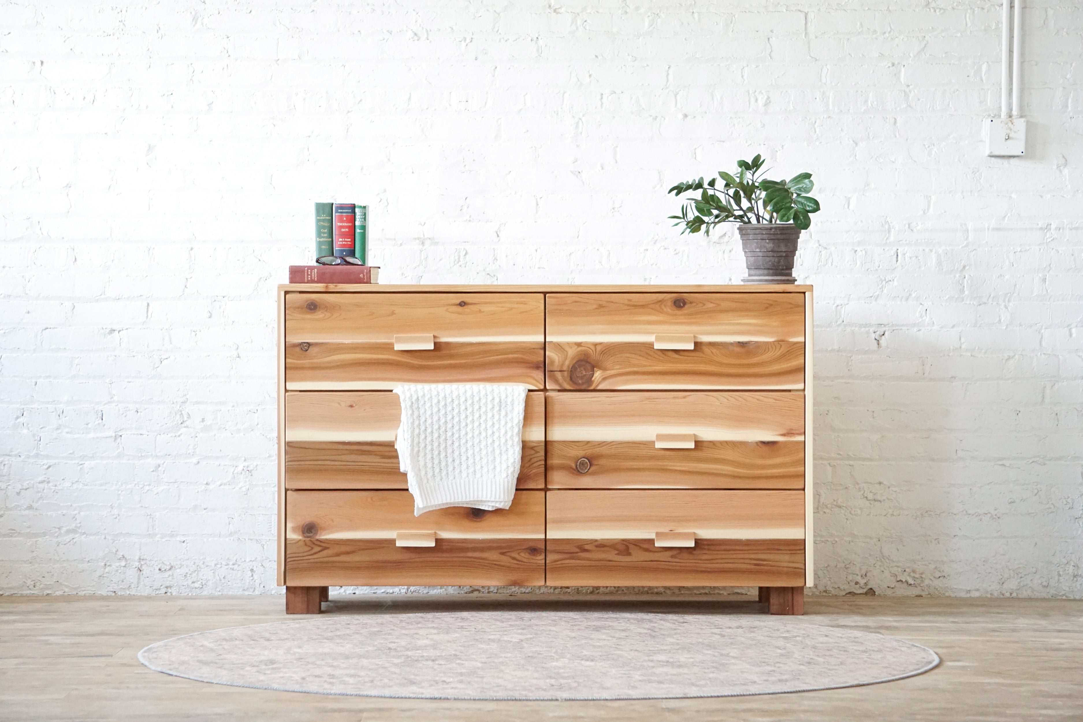 all wood 6 drawer dresser The Six Drawer Dresser - Home Storage