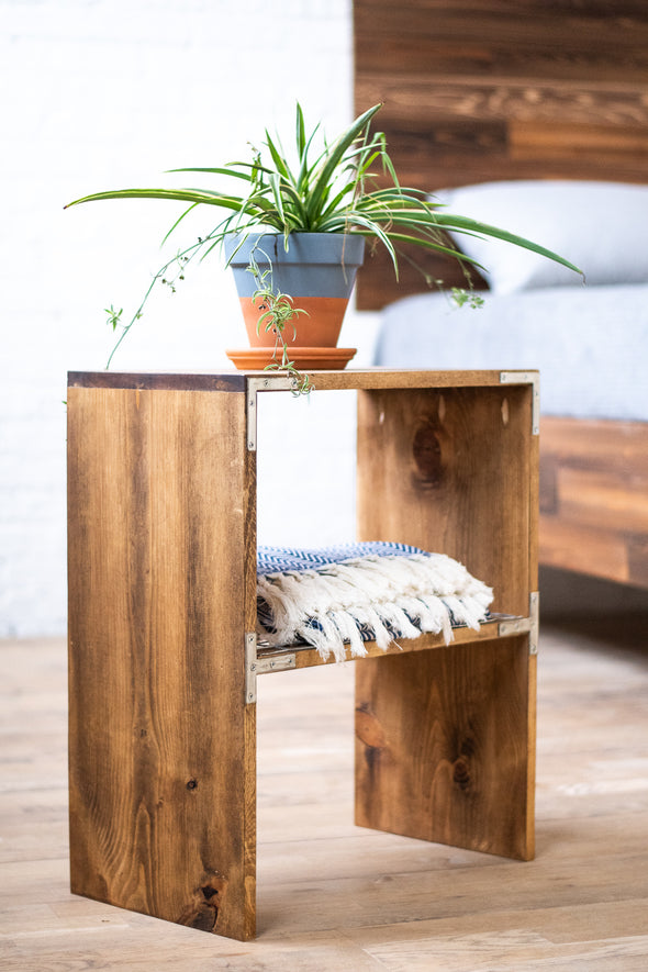 The Foundry Table - Industrial Steel and Rustic Wood Collaboration - Handmade in USA