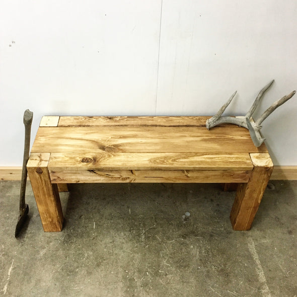 The Winifred Bench - Rustic Modern - Handmade in USA