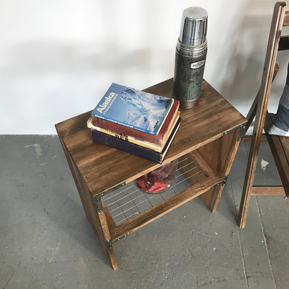 The Foundry Table - Industrial Steel and Rustic Wood Collaboration - Handmade in USA
