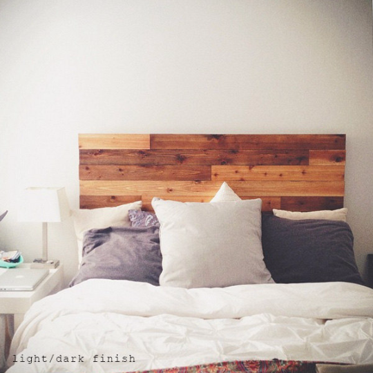 Cedar plank headboard deals